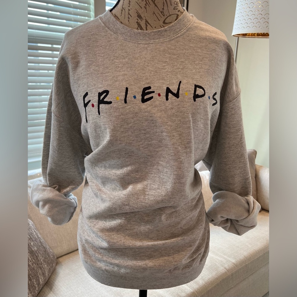 Authentic Friends Logo Crewneck Sweater Unisex Large